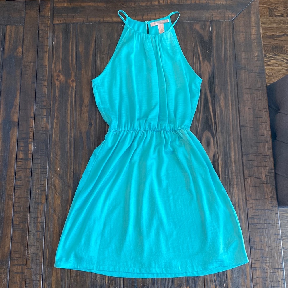 Forever 21 bright teal dress